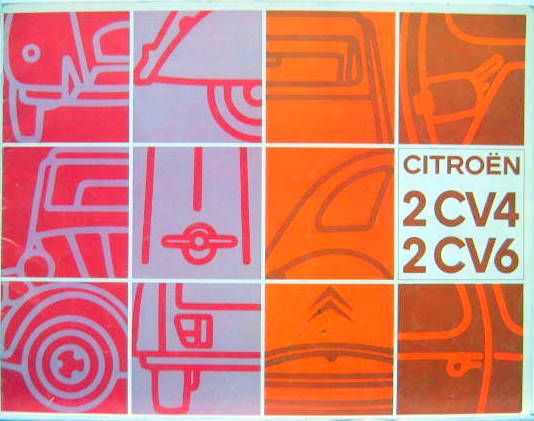 Couverture de 1971 CITROEN 2 CV 4 ET  2 CV 6