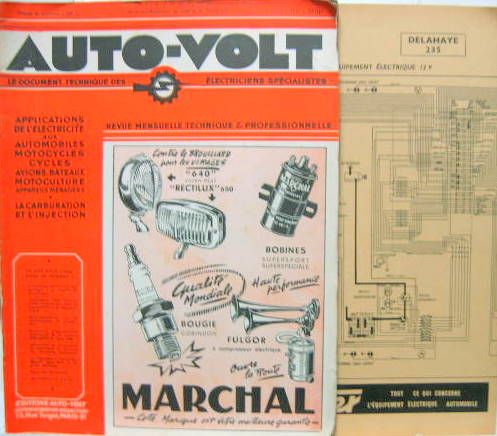 Couverture de 1953 DELAHAYE 235 EQUIPEMENT ELECTRIQUE