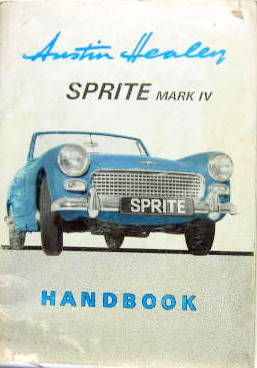 Couverture de AUSTIN HEALEY SPRITE MARK IV 1967
LIVRET D'ENTRETIEN