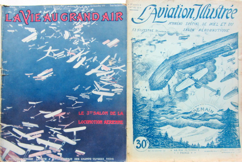 Couverture de 1911-12 SALON DE L'AVIATION LA VIE AU GRAND AIR ET L'AVIATION ILLUSTREE