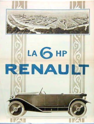 Couverture de RENAULT 6 CV CATALOGUE