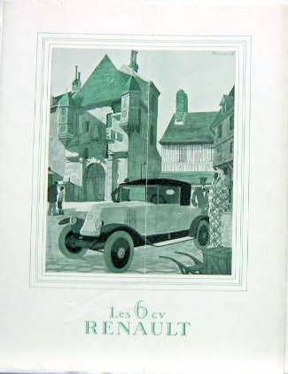 Couverture de RENAULT 6 CV CATALOGUE