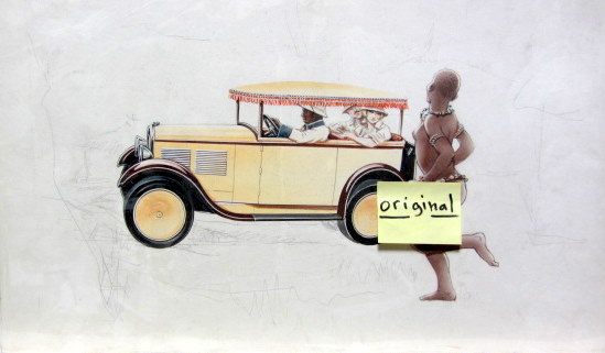 Couverture de PEUGEOT 201 COLONIALE PEINTURE ORIGINALE TAXI