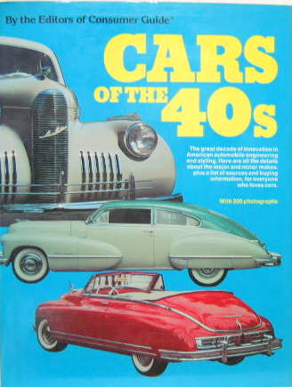 Couverture de 1940 CARS OF THE 40 S  EN ANGLAIS