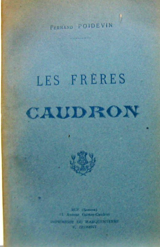 Couverture de LES FRERES CAUDRON