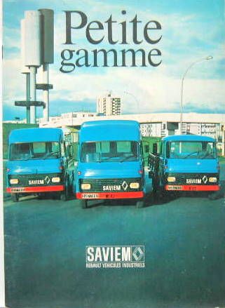 Couverture de SAVIEM PETITE GAMME SG2 SB2 SG3
