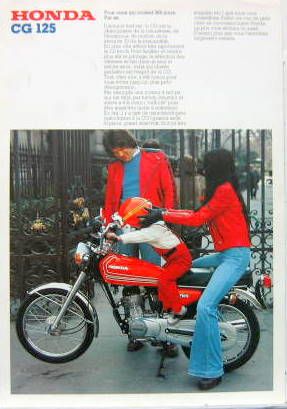 Couverture de 1976-11-1 HONDA CG 125