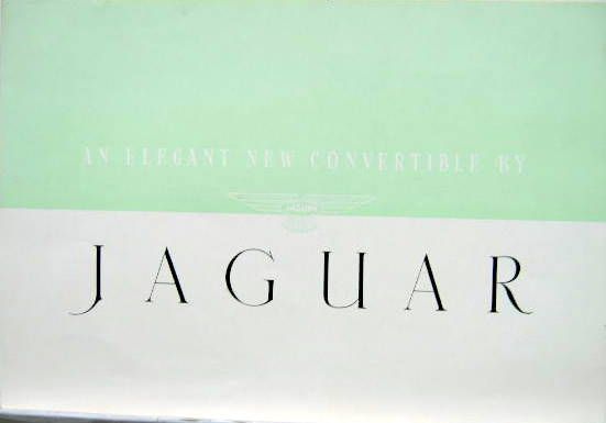 Couverture de JAGUAR XK 120 CONVERTIBLE CATALOGUE