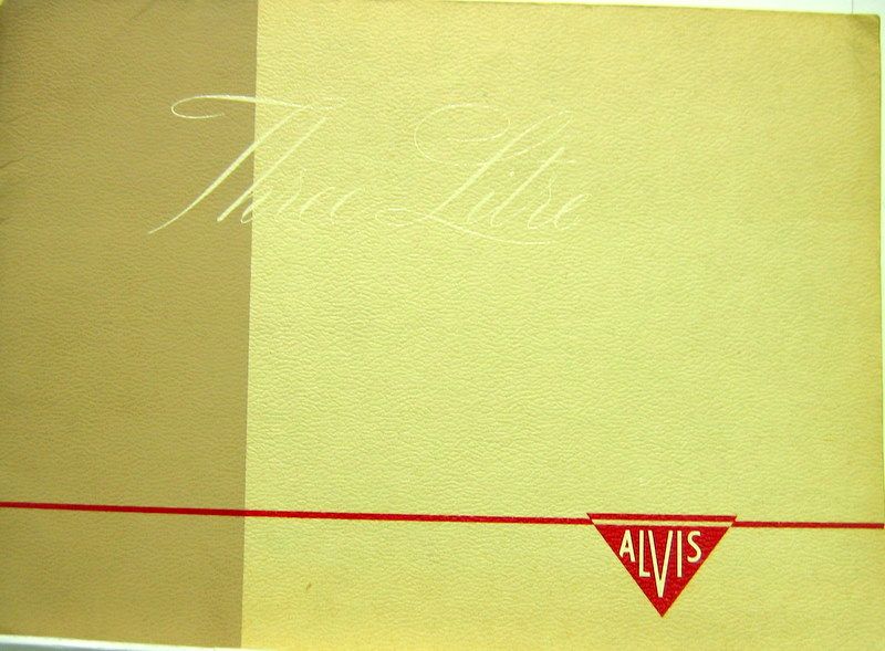 Couverture de ALVIS 3 LITRES SALOON - COUPE - 21/100 SALOON