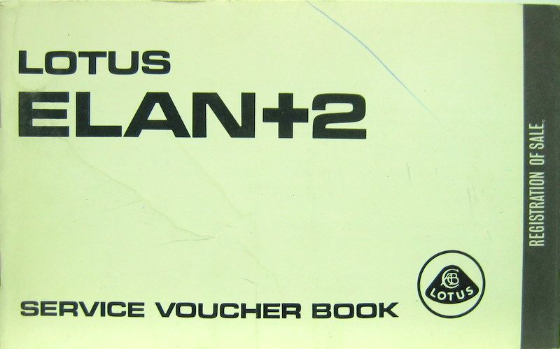 Couverture de LOTUS ELAN + 2  LIVRET DE GRAISSAGE