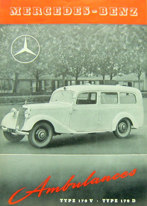 Couverture de MERCEDES 170 V - D AMBULANCE 1951