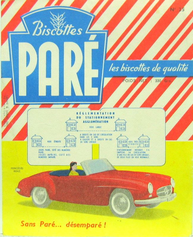 Couverture de MERCEDES 190 SL BUVARD PARE