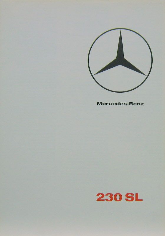 Couverture de MERCEDES 230 SL 1965