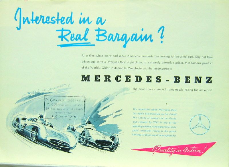 Couverture de MERCEDES 300 SL ET LA GAMME
