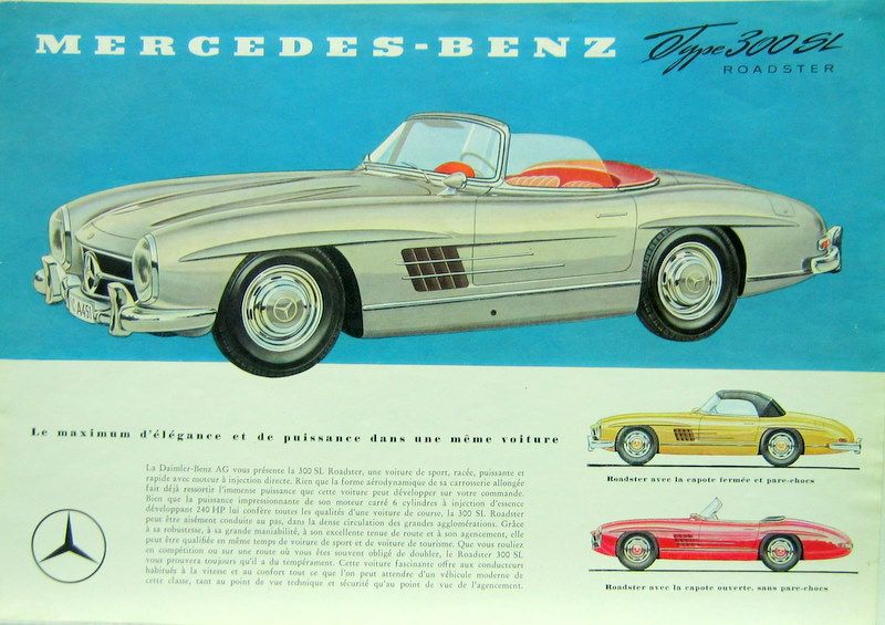 Couverture de MERCEDES 300 SL ROADSTER