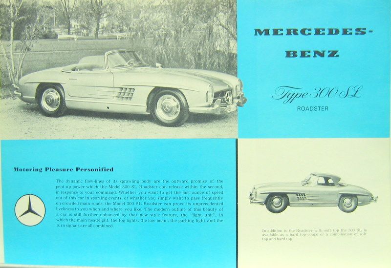 Couverture de MERCEDES 300 SL ROADSTER