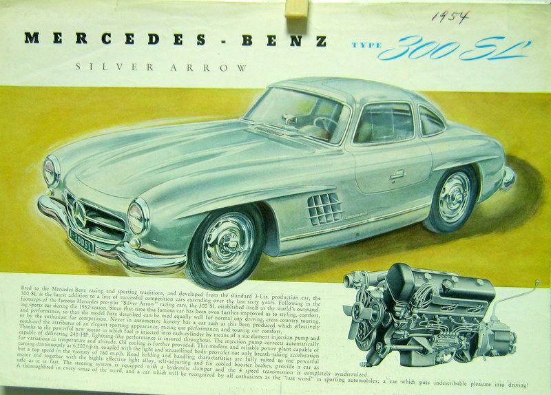 Couverture de MERCEDES 300 SL SILVER ARROW 1954