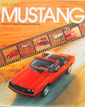 Couverture de FORD MUSTANG 1981