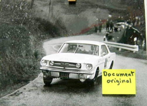 Couverture de FORD MUSTANG RALLYE LYON CHARBONNIERES 1966 GREDER BEAUMONT