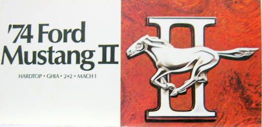 Couverture de FORD MUSTANG 1974 II