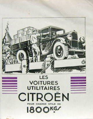 Couverture de AC 1421 CITROEN CAMION LEGER 1800 KGS