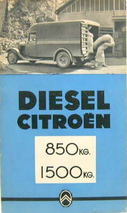 Couverture de 1938 CITROEN DIESEL