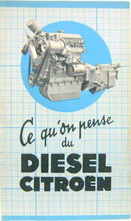 Couverture de 1938 CITROEN DIESEL