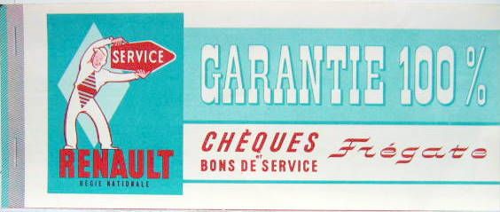 Couverture de 1954 FREGATE GARANTIE 100 %