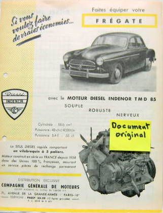 Couverture de FREGATE DIESEL INDENOR