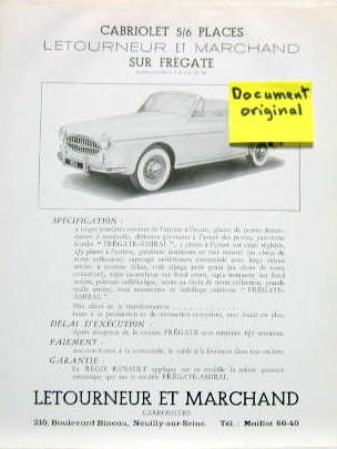 Couverture de FREGATE CABRIOLET LETOURNEUR ET MARCHAND