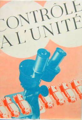 Couverture de CHENARD ET WALCKER CONTROLE A L'UNITE
