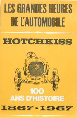 Couverture de 1967 HOTCHKISS 100 ANS D'HISTOIRE