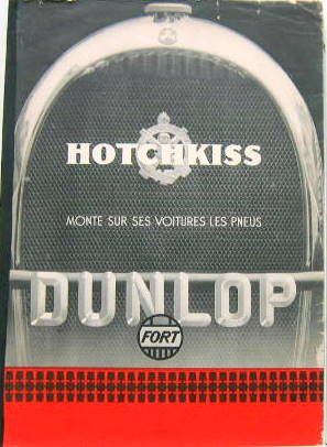 Couverture de 1930 HOTCHKISS ET DUNLOP AU SALON