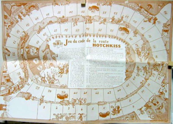Couverture de HOTCHKISS JEU DE L'OIE CODE DE LA ROUTE