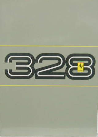 Couverture de 1985 FERRARI 328 GTB / 328 GTS LIVRET D'ENTRETIEN