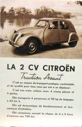Couverture de 1948-8 CITROEN 2 CV TYPE A 375 CM3 DEMARREUR A COMMANDE MECANIQUE LIVRAISON COURANT 1949 CATALOGUE