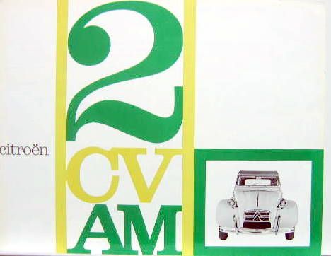 Couverture de 1963 CITROEN 2 CV AM