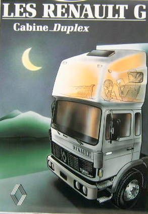Couverture de 1986 RENAULT CAMION G CABINE DUPLEX