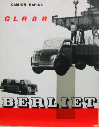 Couverture de 1956 BERLIET CAMION GLR 8 R
