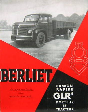 Couverture de 195 BERLIET CAMION GLR 8