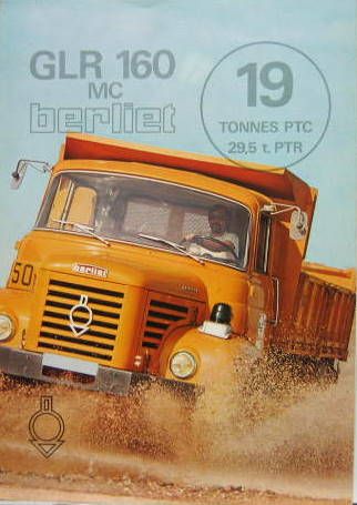Couverture de BERLIET CAMION GLR 160 MC