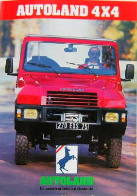 Couverture de AUTOLAND 4X4 CHASSIS 220 ET 275