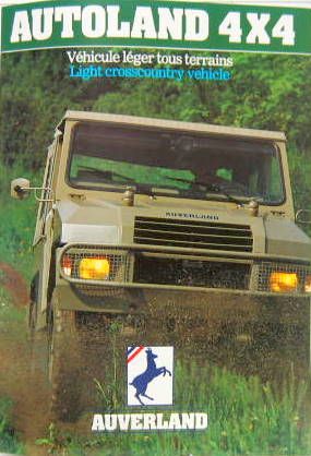 Couverture de AUTOLAND 4X4 SERIE A CHASSIS 220 ET 275 ET SC II 200 250