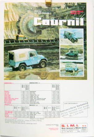 Couverture de COURNIL SIMI 4X4 CHASSIS 2040 ET 2540