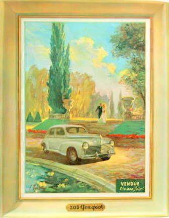 Couverture de 1952 PEUGEOT  203 BERLINE DECOUVRABLE DECAPOTABLE FAMILIALE UTILITAIRE D3A