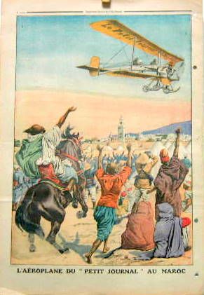 Couverture de 1911 L'AEROPLANE DU PETIT JOURNAL AU MAROC SUPPLEMENT DU PETIT JOURNAL