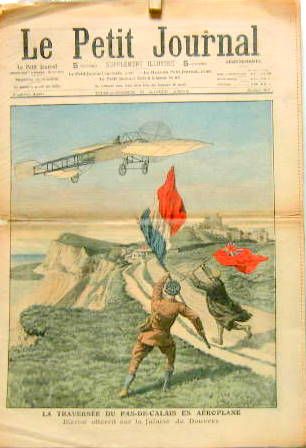 Couverture de 1909 LA TRAVERSEE DU PAS DE CALAIS EN AEROPLANE SUPPLEMENT DU PETIT JOURNAL