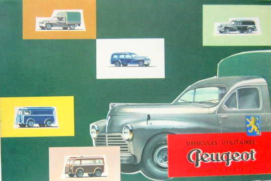 Couverture de PEUGEOT 203 UTILITAIRES + D4A