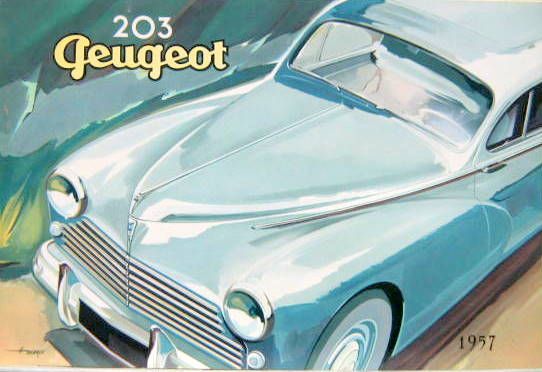 Couverture de 1957 PEUGEOT 203 BERLINE