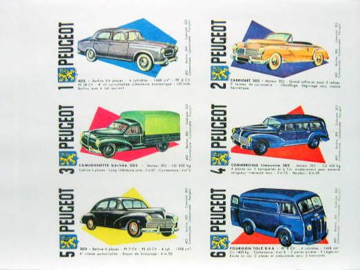 Couverture de PEUGEOT  203 JEU DES 7 FAMILLES LA FAMILLE PEUGEOT